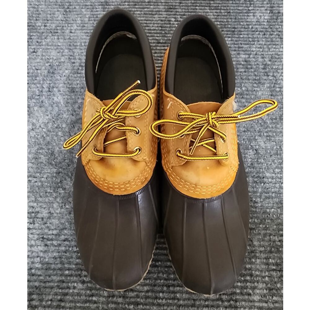 L. L. Bean Mens Size 10M  Brown and Tan "Bean Boots" Shoes  Workwear Outerwear